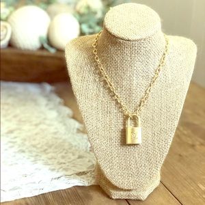 INSPIRED LOCK NECKLACE